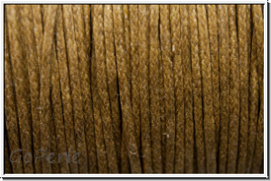 Baumwollkordel (Quali 3), gewachst, 1mm, khaki, Preis/m