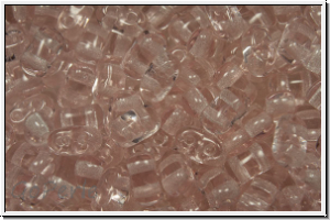 Bi-Bo-Beads, 5,3x2,4mm, rosaline, dk., trans., 150 Stk. (ca. 11g)