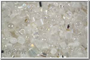 Rocailles, Mix, wei�, 20 g