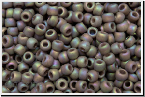 R-11-2638f, TOHO Rocailles, 11/0, lavender, semi glazed, AB, 10g