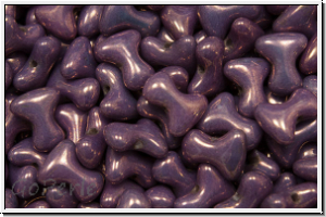 Tee-Beads, PRECIOSA, 2x8mm, white, alabaster, vega luster, 50 Stk.