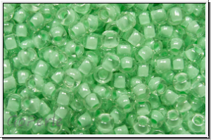 R-11-1065, TOHO Rocailles, 11/0, crystal, trans., mint-ld., 10g