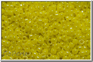 R-15-0128, TOHO Rocailles, 15/0, yellow, op., luster, 5g