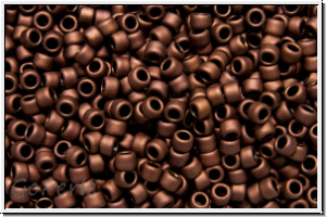 R-15-0222f, TOHO Rocailles, 15/0, bronze, dk., met., matte, 5g