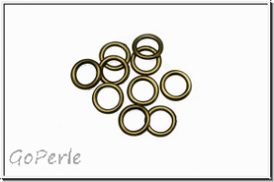 Biegeringe, rund, geschlossen, JBB, 8,3x1mm, antikmessingfb., Messing, 1 Stk.