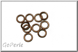 Biegeringe, rund, geschlossen, JBB, 8,3x1mm, antikkupferfb., Messing, 1 Stk.