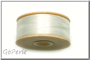 NYMO, Size0, Beading Thread, Nylon-F�delgarn, white, 1 Spule