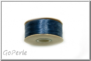 NYMO, SizeB, Beading Thread, Nylon-F�delgarn, blue, royal, 1 Spule