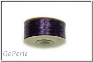 NYMO, SizeB, Beading Thread, Nylon-F�delgarn, purple, dk., 1 Spule