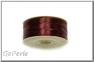 NYMO, SizeB, Beading Thread, Nylon-F�delgarn, burgundy, 1 Spule