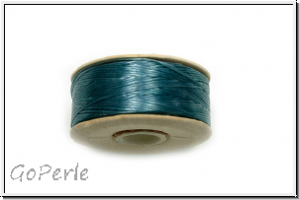 NYMO, SizeB, Beading Thread, Nylon-F�delgarn, turquoise, 1 Spule