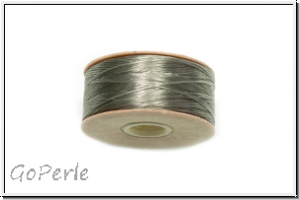 NYMO, SizeB, Beading Thread, Nylon-F�delgarn, grey, 1 Spule