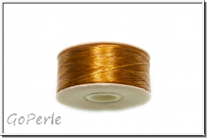 NYMO, SizeB, Beading Thread, Nylon-F�delgarn, golden, 1 Spule