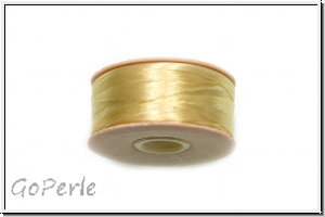 NYMO, SizeB, Beading Thread, Nylon-F�delgarn, cream, 1 Spule