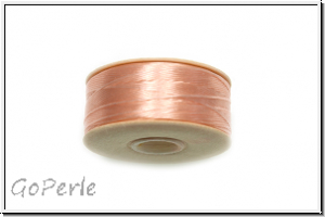 NYMO, SizeB, Beading Thread, Nylon-F�delgarn, pink, baby, 1 Spule