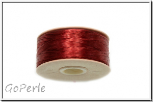 NYMO, SizeD, Beading Thread, Nylon-F�delgarn, red, 1 Spule