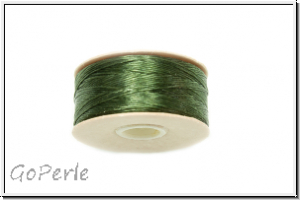 NYMO, SizeD, Beading Thread, Nylon-F�delgarn, olivine, 1 Spule