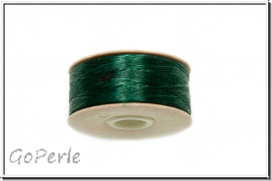 NYMO, SizeD, Beading Thread, Nylon-F�delgarn, green, dk., 1 Spule