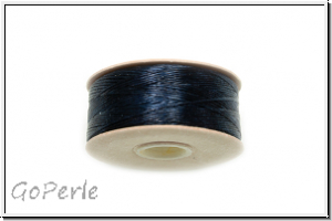 NYMO, SizeD, Beading Thread, Nylon-F�delgarn, blue, 1 Spule