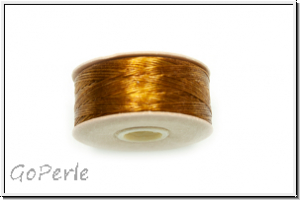NYMO, SizeD, Beading Thread, Nylon-F�delgarn, golden, 1 Spule