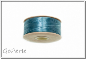 NYMO, SizeD, Beading Thread, Nylon-F�delgarn, turquoise, 1 Spule