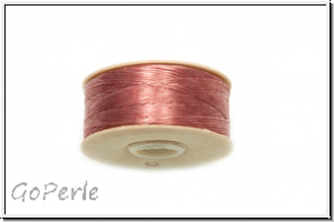 NYMO, SizeD, Beading Thread, Nylon-F�delgarn, mauve, 1 Spule