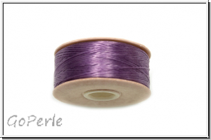 NYMO, SizeD, Beading Thread, Nylon-F�delgarn, purple, lt., 1 Spule