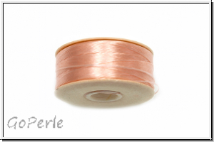 NYMO, SizeD, Beading Thread, Nylon-F�delgarn, pink, baby, 1 Spule