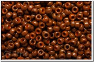 RR-15-4492, MIYUKI Rocailles, 15/0, cognac, op., dyed duracoat, 5g