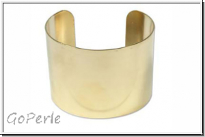 Armreif "Cuff", 50mm, Messing, 1 Stk.
