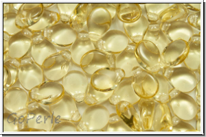 Pip-Beads, 5x7mm, amber, pale, trans., 50 Stk.