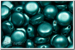 Candy-Beads�, 8mm, white, alabaster, emerald pastel, 25 Stk.