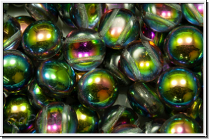 Candy-Beads�, 8mm, crystal, trans., half vitrail med., 25 Stk.