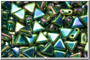 KHEOPS� PAR PUCA�, 6x5mm, green, met., iris., 50 Stk.
