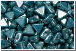 KHEOPS� PAR PUCA�, 6x5mm, aqua, op., blue/grey marbled, 50 Stk.