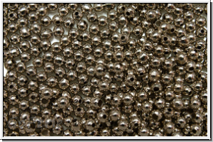 Spacer "Kugel, glatt", 2mm, antiksilberfb., Eisen, 50 Stk.