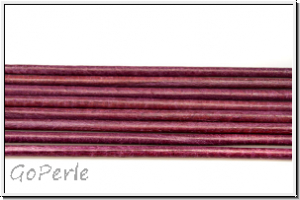 Lederband, 1,3mm, rund, amethyst, Ziege, L�nge 1 m