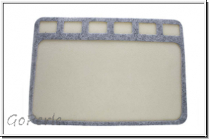F�delmatte mit F�chern, ca. 28x21,5cm, 1 Stk.