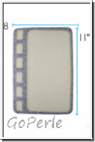 F�delmatte mit F�chern, ca. 28x21,5cm, 1 Stk.