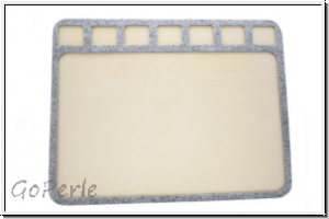 F�delmatte mit F�chern, ca. 35x27,5cm, 1 Stk.