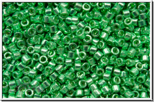 DB0426, MIYUKI Delica, 11/0, green, med., galv., met., 5g