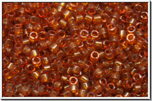 DB0709, MIYUKI Delica, 11/0, topaz, dk., trans., 5g