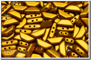 TINOS� PAR PUCA�, 10x4mm, brass gold, met., satin, 25 Stk.