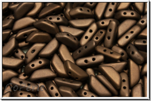 TINOS� PAR PUCA�, 10x4mm, brown, met., antique, 25 Stk.