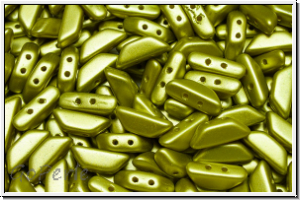 TINOS� PAR PUCA�, 10x4mm, white, alabaster, lime pastel, 25 Stk.
