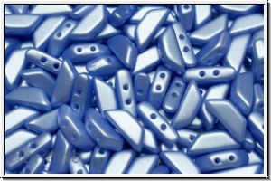 TINOS� PAR PUCA�, 10x4mm, white, alabaster, lt. sapphire pastel, 25 Stk.
