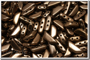 TINOS� PAR PUCA�, 10x4mm, bronze, dk., met., 25 Stk.