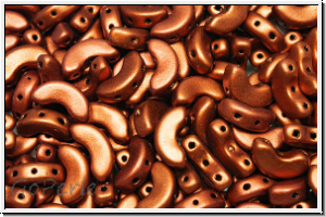 ARCOS� PAR PUCA�, 10x5mm, copper, dk., met., satin, 25 Stk.