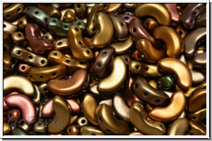 ARCOS� PAR PUCA�, 10x5mm, bronze, met., AB, satin, 25 Stk.