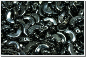 ARCOS� PAR PUCA�, 10x5mm, hematite, met., 25 Stk.